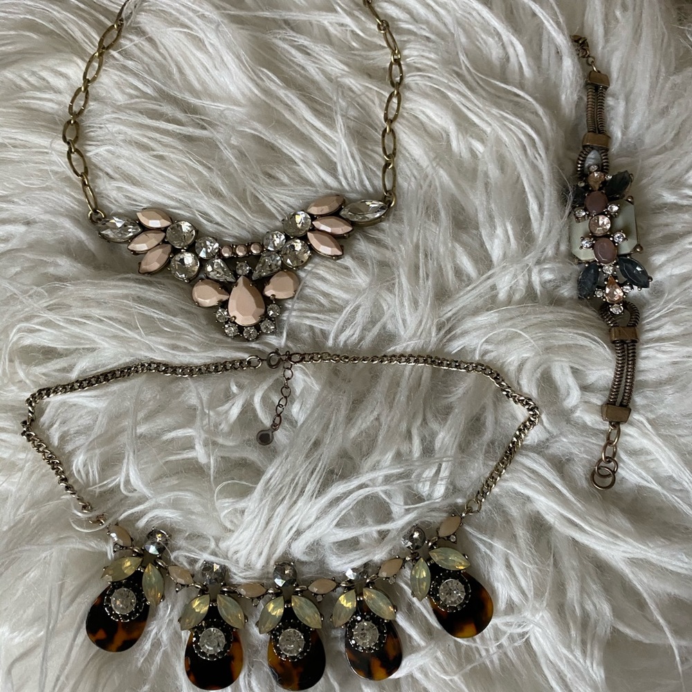 Jcrew necklaces and bracelet